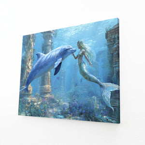 Fairy Dolphin Canvas