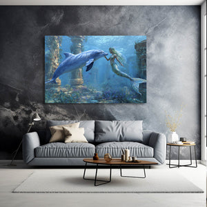 Fairy Dolphin Canvas