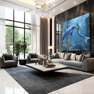 Fairy Dolphin Canvas