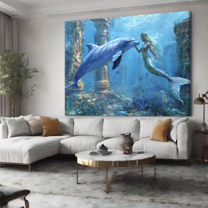 Fairy Dolphin Canvas