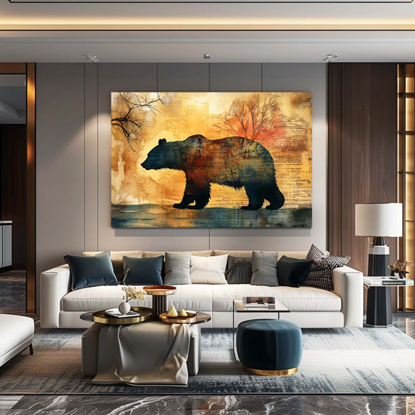 Fall Bear Wall Decor