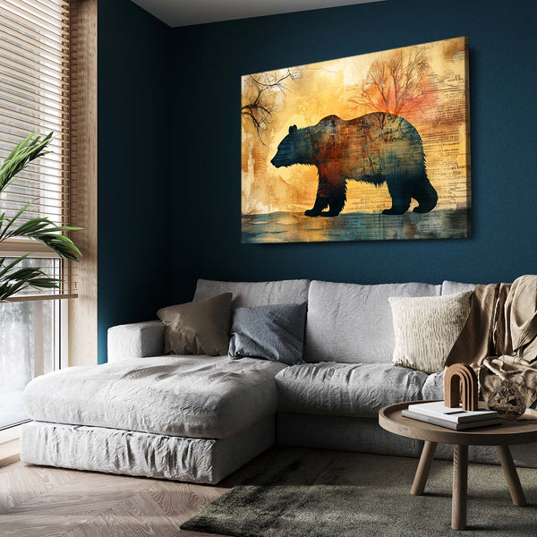 Fall Bear Wall Decor