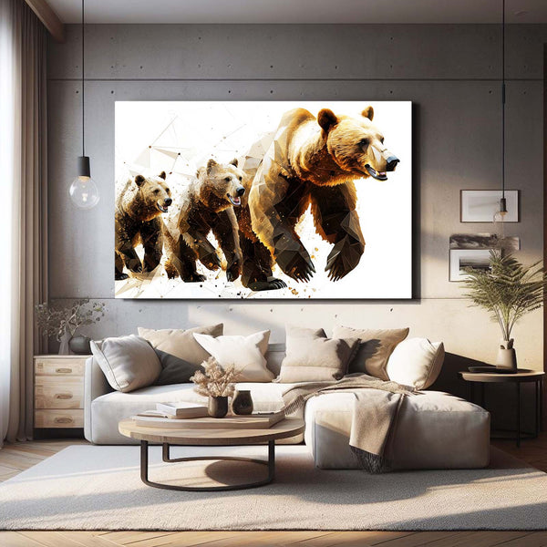 Family Bear Wall Art