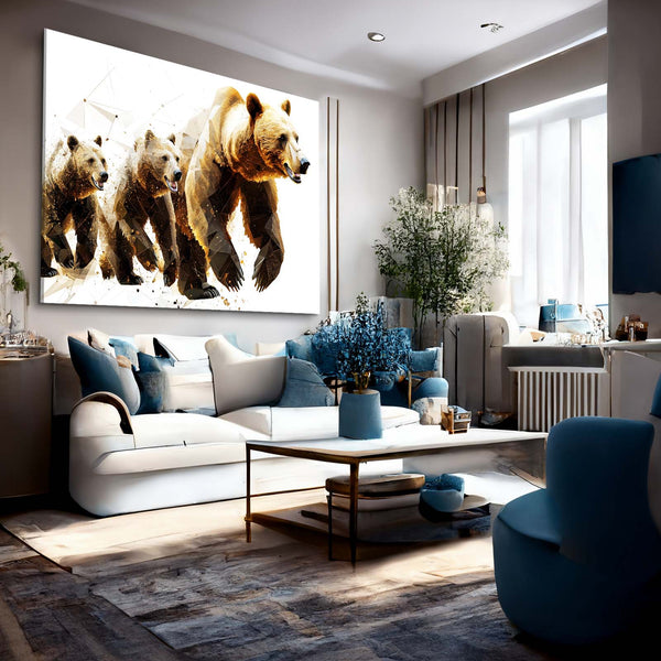 Family Bear Wall Art