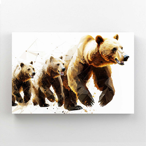Family Bear Wall Art