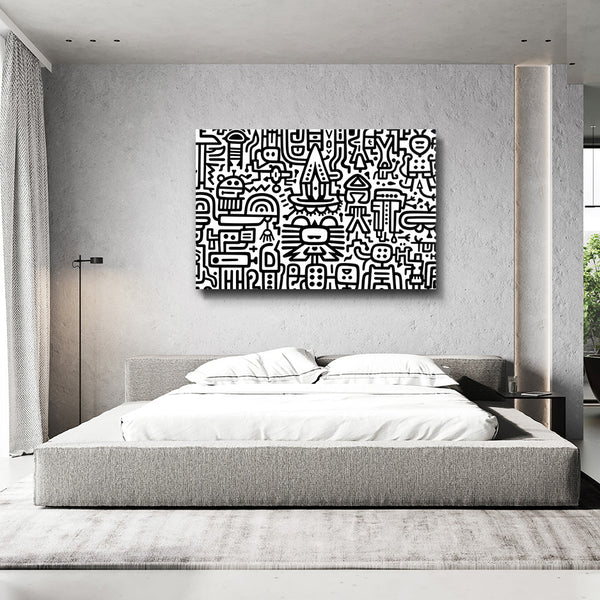 Famous Black and White Abstract Art | MusaArtGallery™