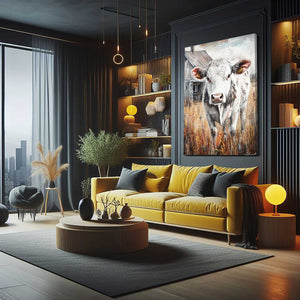 Farmhouse Cow Print