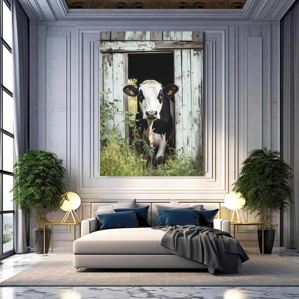 Farmhouse Cow Wall Art