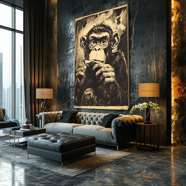 Farmhouse Monkey Art