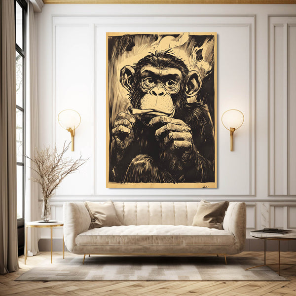 Farmhouse Monkey Art