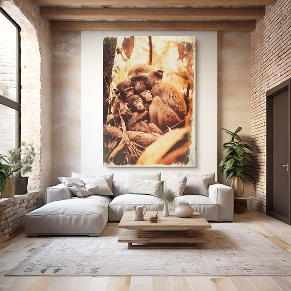 Farmhouse Monkey Wall Art