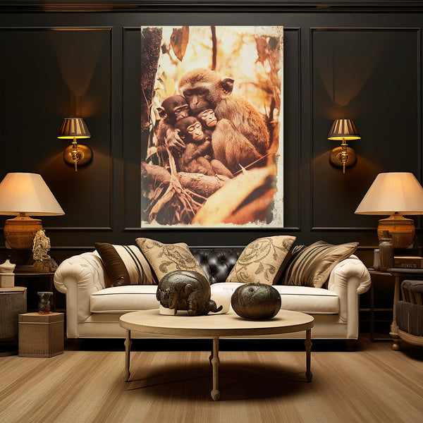 Farmhouse Monkey Wall Art