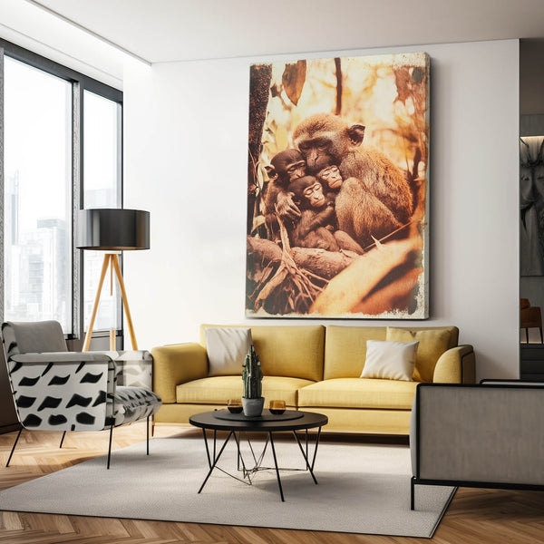 Farmhouse Monkey Wall Art