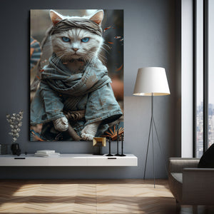 Female Cute Cat Art | MusaArtGallery™