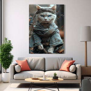 Female Cute Cat Art | MusaArtGallery™