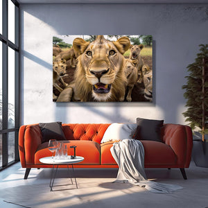 Female Lion Art | MusaArtGallery™