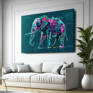 Green Art Elephant | MusaArtGallery™