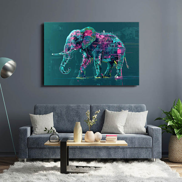 Green Art Elephant | MusaArtGallery™