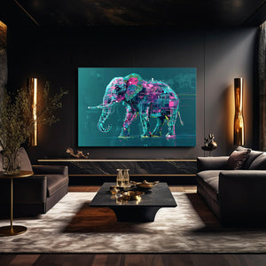 Green Art Elephant | MusaArtGallery™