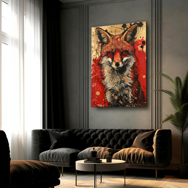 Fiery Gaze Fox Art | MusaArtGallery™