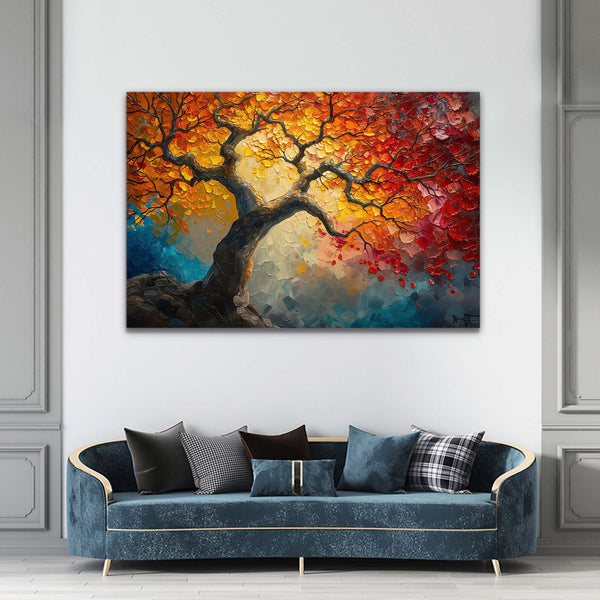 Fiery Glow Tree Art | MusaArtGallery™