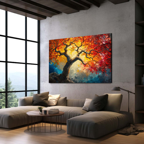 Fiery Glow Tree Art | MusaArtGallery™