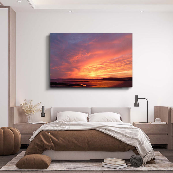 Fiery Twilight Sunset Art | MusaArtGallery™