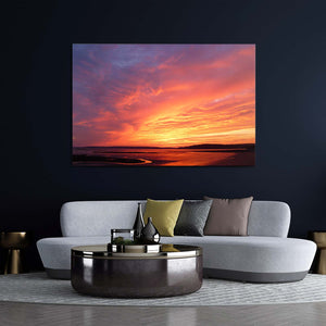 Fiery Twilight Sunset Art | MusaArtGallery™