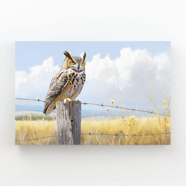 Filed Owl Wall Art