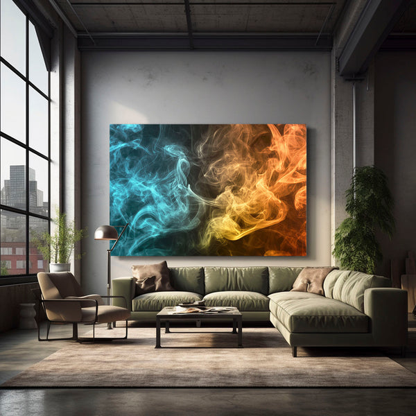 Fire and Ice Abstract Art | MusaArtGallery™