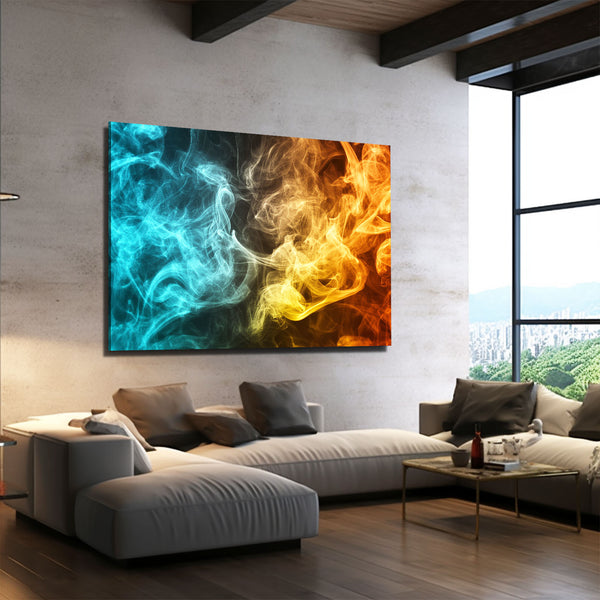 Fire and Ice Abstract Art | MusaArtGallery™