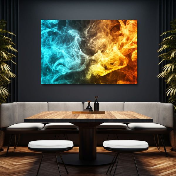 Fire and Ice Abstract Art | MusaArtGallery™