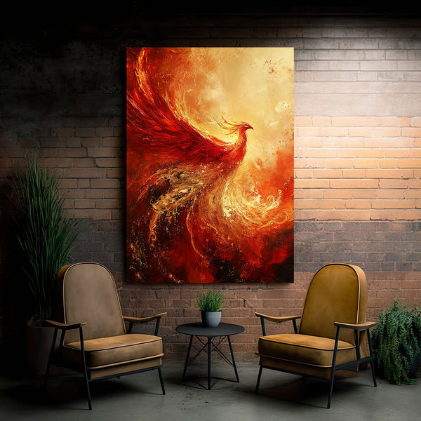 Fire Bird Wall Art