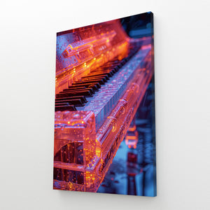 Fire Piano Art  | MusaArtGallery™