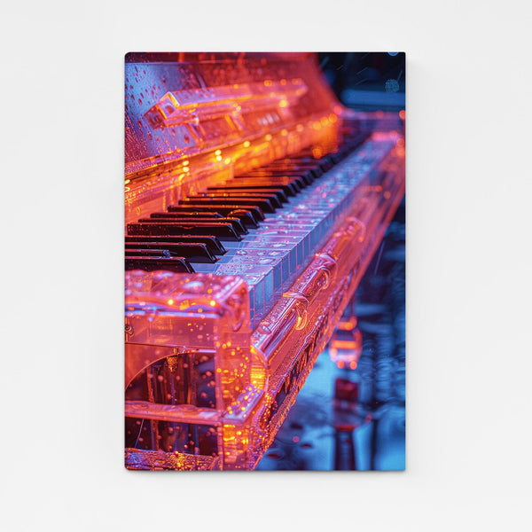 Fire Piano Art  | MusaArtGallery™