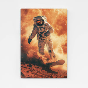 Fire Surfing Astronaut Art  | MusaArtGallery™