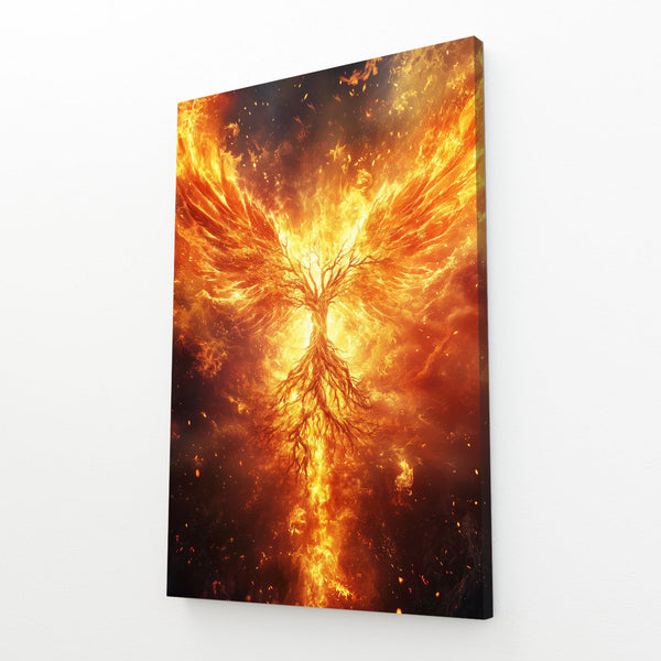 Fire Tree Of Life Wall Art Decor