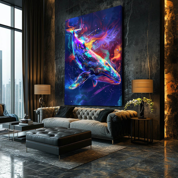 Firefly Whale Art | MusaArtGallery™