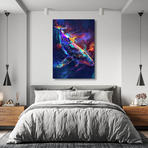 Firefly Whale Art | MusaArtGallery™