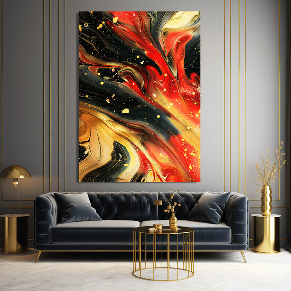 Flame Dance Abstract Art | MusaArtGallery™