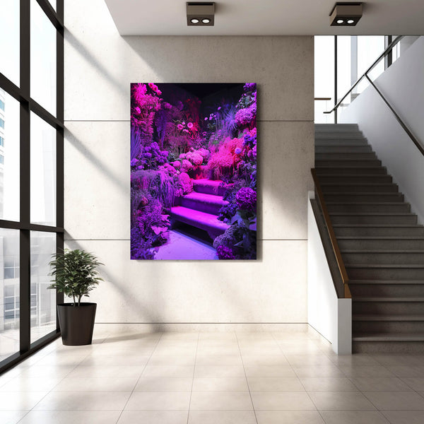 Floral Dreamscape Pink Abstract Art. | MusaArtGallery™