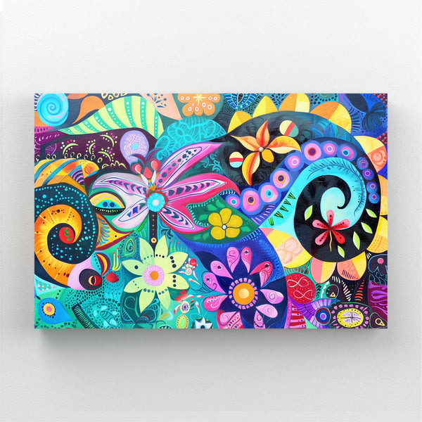 Floral Fantasy Mexican Wall Art | MusaArtGallery™