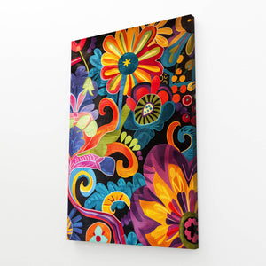 Floral Fiesta Mexican Wall Art | MusaArtGallery™