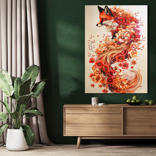 Floral Fox Art | MusaArtGallery™