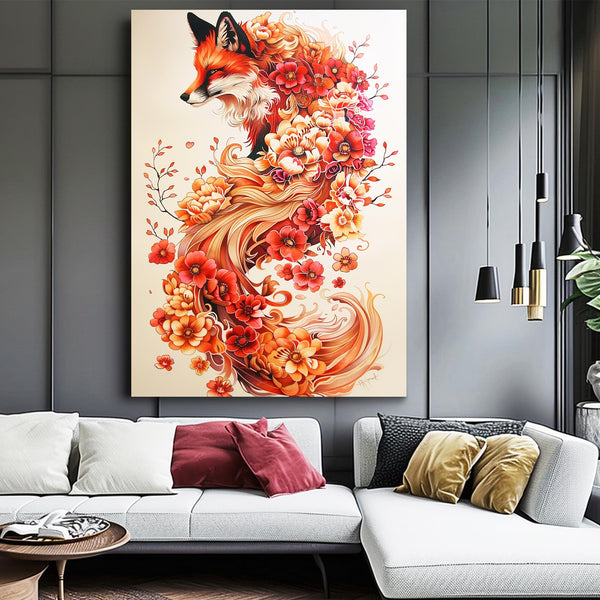 Floral Fox Art | MusaArtGallery™