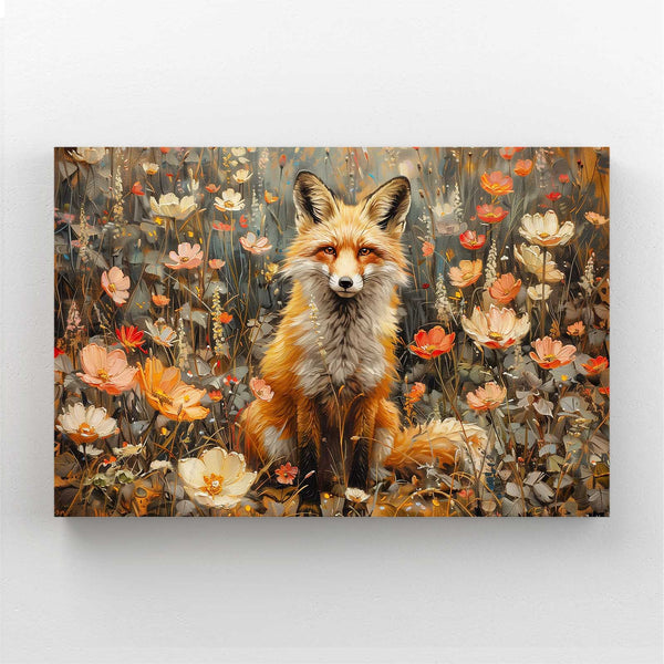 Floral Harmony Fox Art | MusaArtGallery™