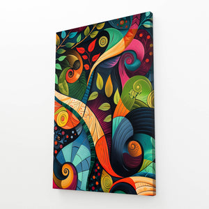 Floral Harmony Mexican Wall Art | MusaArtGallery™