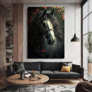 Floral Horse Art