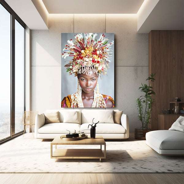 Floral Large African Wall Art