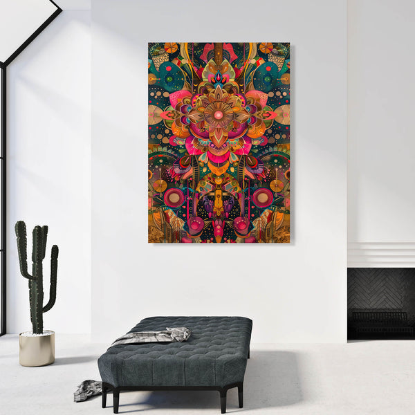 Floral Mandala Abstract Art | MusaArtGallery™